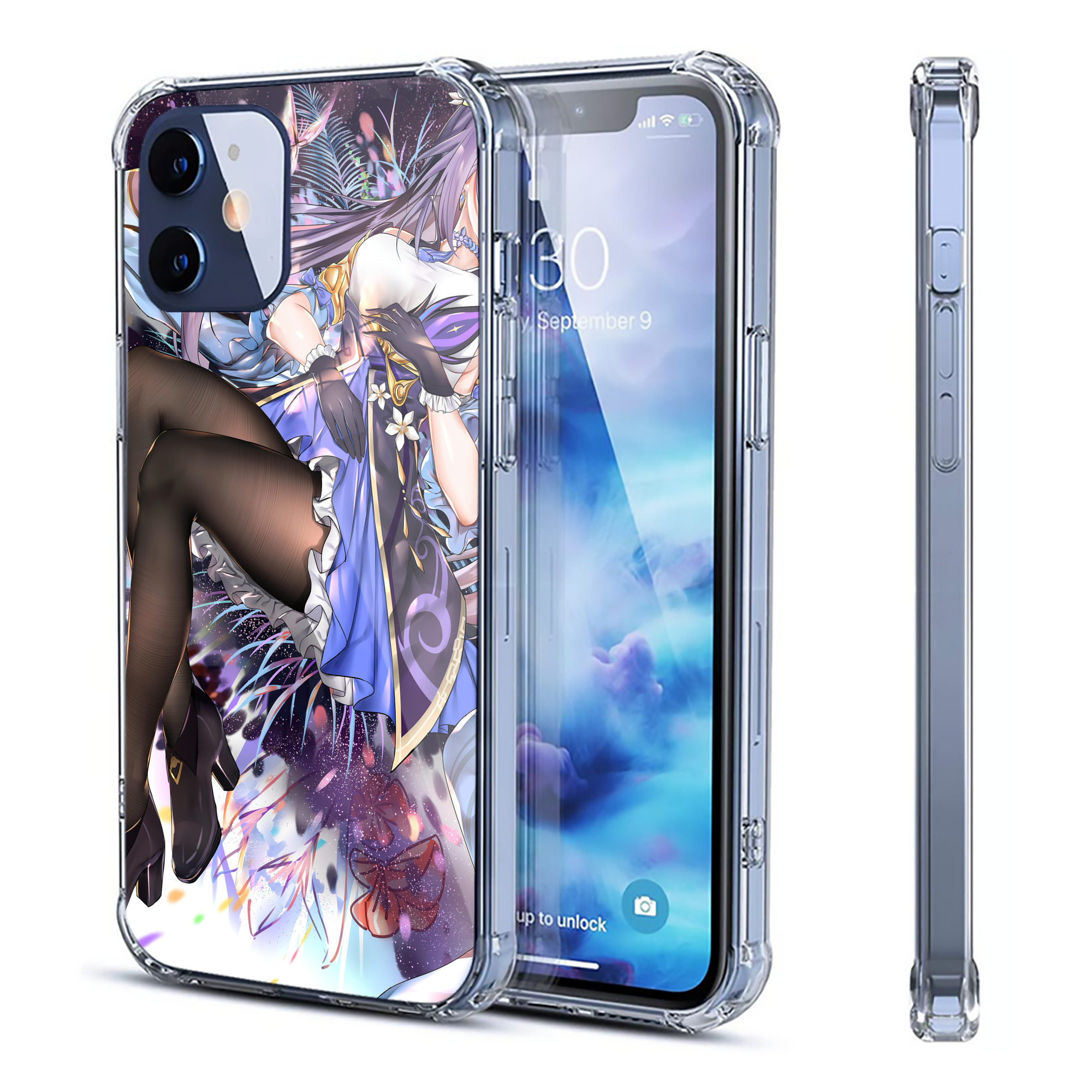 げんし神 genshin 【iPhone 12シリーズ対応】透明スマホケース（クリアソフトケース）
